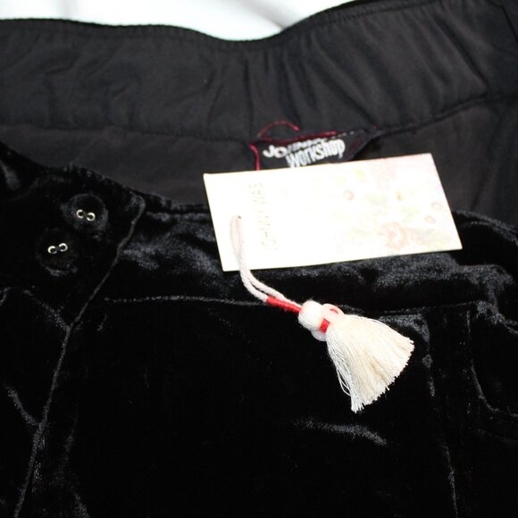 NWT Johnny Was Biya JWLA Pleat Pants Steffania Embroidered Velvet Pants Wide Leg - Picture 5 of 10